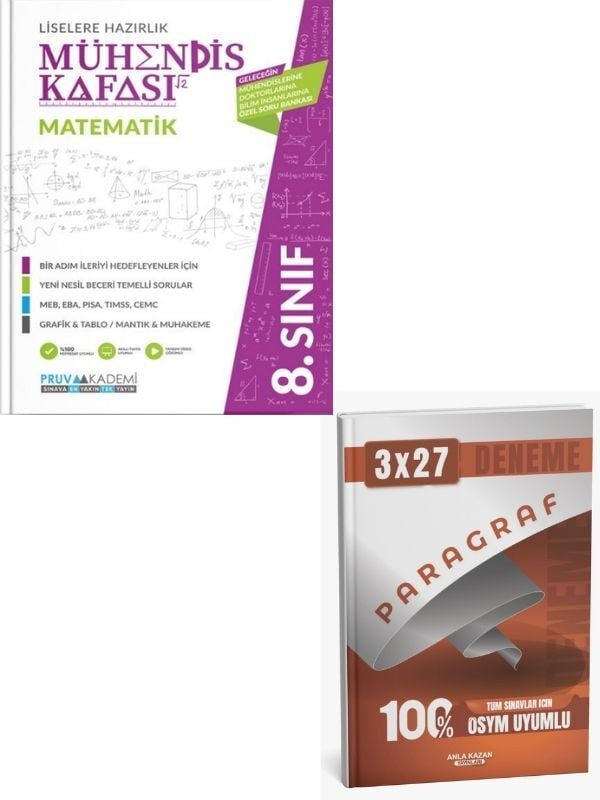 Pruva 2027 8. Sınıf Matematik Mühendis Kafası+ Anka Paragraf
