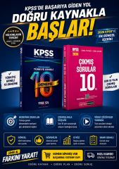 Marka Yayınları KPSS Genel Yetenek Genel Kültür Türkiye Geneli 10 Deneme & Pegem KPSS Çıkmış Sorular 10 Yıl Seti