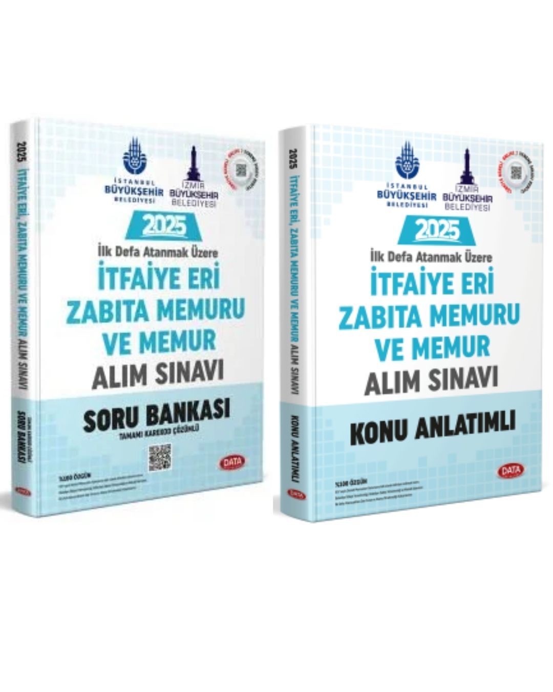 Data 2025 İtfaiye Eri, Zabıta Memuru ve Memur Alım Sınavı Konu + Soru 2li Set Data Yayınları