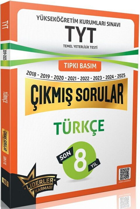 Liderler Karması TYT Türkçe Son 8 Yıl Çıkmış Sorular 2018 2025