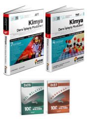 Anla Kazan + Aydın TYT AYT Kimya Ders İşleyiş Modülleri Anla Kazan Denemeleri 4 lü Set