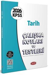 Data 2026 KPSS Tarih Çalışma Notları ve Testleri Çözümlü Data Yayınları