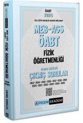 Pegem 2026 ÖABT MEB-AGS Fizik Öğretmenliği Çıkmış Sorular Çözümlü Pegem Akademi Yayınları