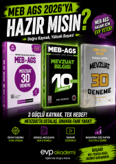 2026 MEB AGS Mevzuat Deneme Seti Karma Yayınlar Süper Set