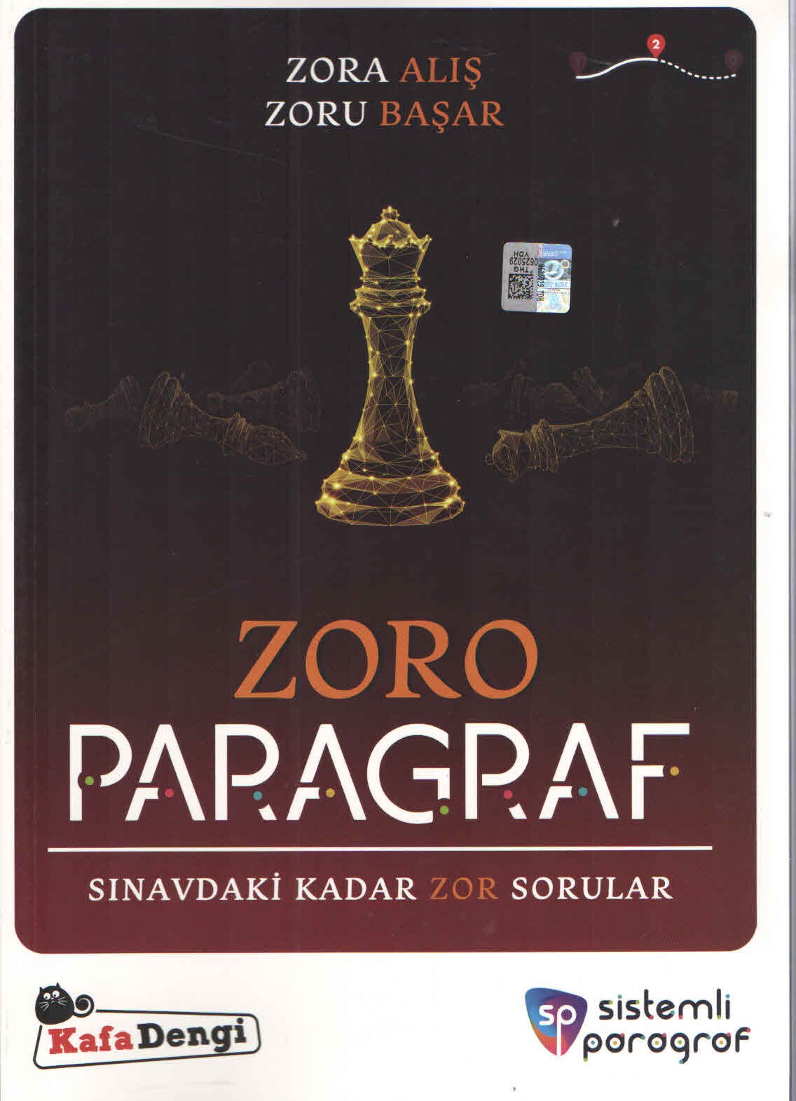 Sistemli Paragraf Zoro Paragraf Soru Bankası Kafa Dengi Yayınları