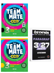 TeamMate 2027 Kids 3 Practice Book (+Quizzes)+Vocabulary Book+ EVP Akademi Paragraf