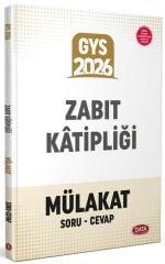 Data 2026 Zabıt Katipliği Mülakat Sınavına Hazırlık Soru-Cevap Data Yayınları