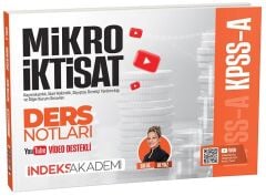 İndeks Akademi 2026 KPSS A Grubu Mikro İktisat Video Ders Notları - Bilge Beyaz İndeks Akademi Yayıncılık