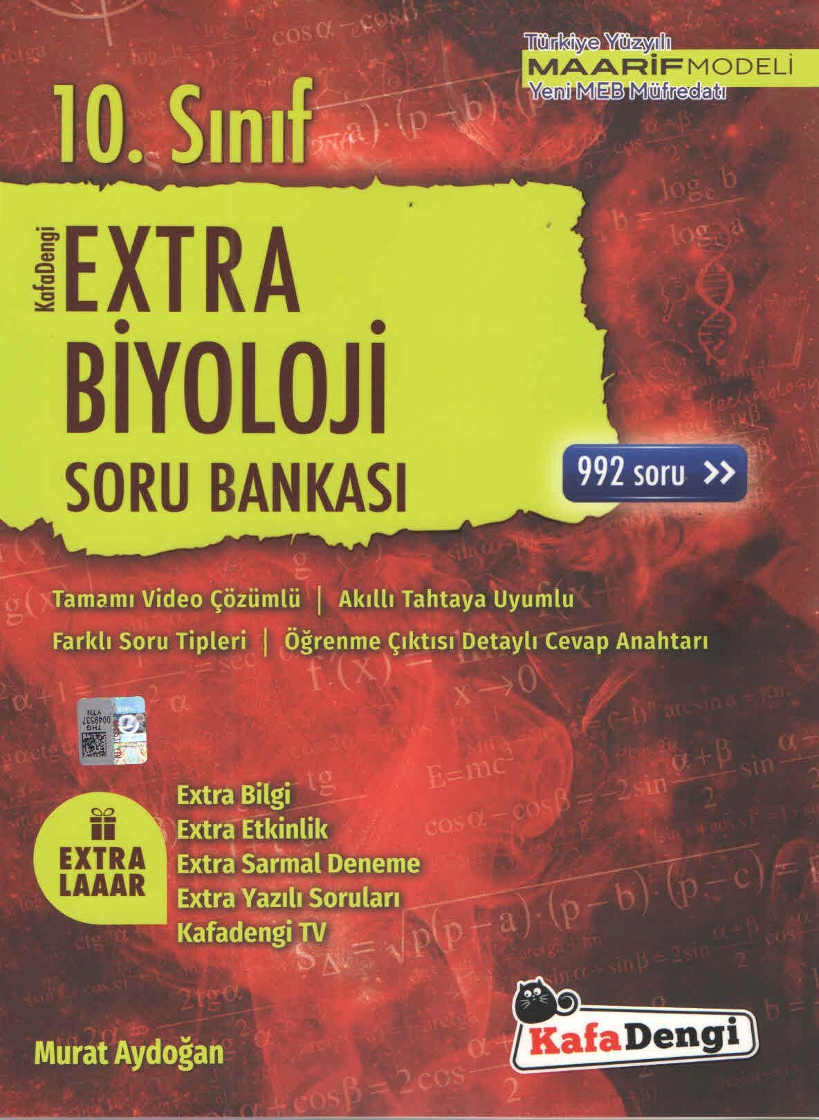 Kafa Dengi Yayınları 10.Sınıf Extra Biyoloji Soru Bankası Maarif Model