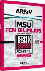Marka Yayınları MSÜ Fen Bilimleri ARŞİV Serisi Konu Konu Son 7 Yıl Çıkmış Sorular