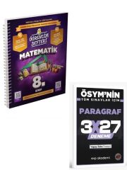 Murat 2027 8.Sınıf Matematik Öğrencim Defteri+ EVP Akademi Paragraf