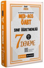Pegem 2026 ÖABT MEB-AGS Sınıf Öğretmenliği 7 Deneme Çözümlü Pegem Akademi Yayınları