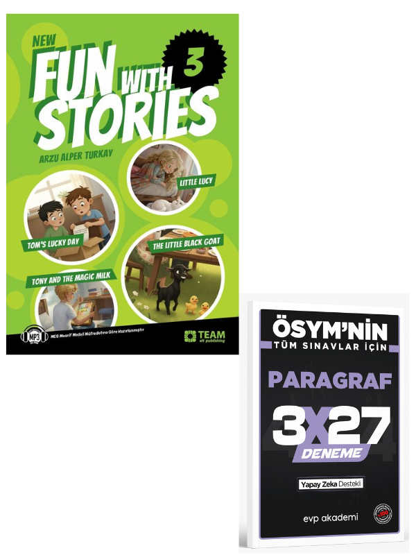 TeamMate Kids 2027 New Fun with Stories 3 +EVP Akademi Paragraf