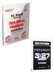 Çap 2027  11. Sınıf Türk Dili ve Edebiyatı Plus Tematik Soru Bankası+ EVP Akademi Paragraf