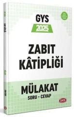 Data 2025 Zabıt Katipliği Mülakat Sınavına Hazırlık Soru-Cevap Kitabı Data Yayınları