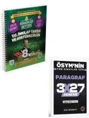 Murat 2027 8.Sınıf T.C. İnkılap Tarihi ve Atatürkçülük Öğrencim Defteri+ EVP Akademi Paragraf