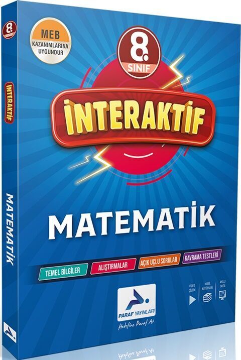 Paraf Yayınları 8. Sınıf İnteraktif Matematik Soru Bankası