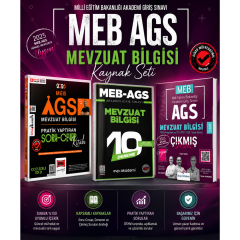 Yargı 2026 MEB-AGS Mevzuat Bilgisi Pratik Yaptıran Soru-Cevap Kitabı & MEB AGS Mevzuat Bilgisi Çıkmış Sorular + Deneme Seti