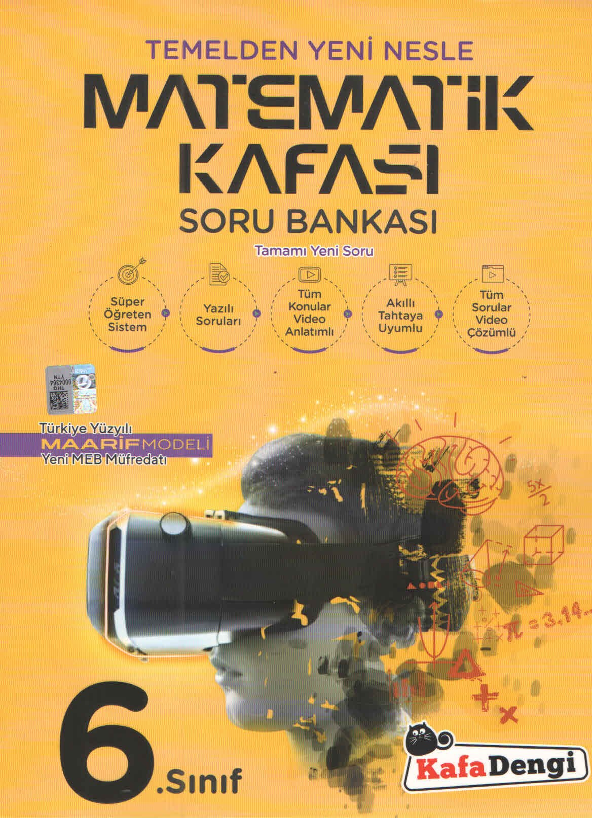 Kafa Dengi Yayınları 6. Sınıf Matematik Kafası Soru Bankası