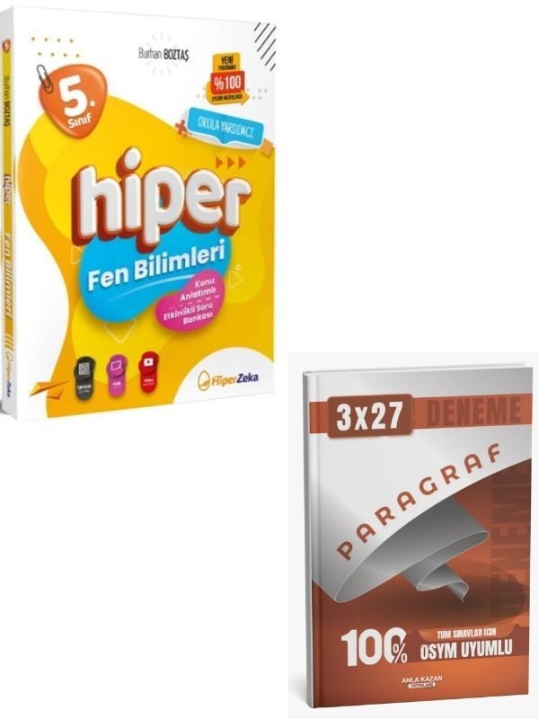 Hiper Zeka 2027 5. Sınıf Hiper Fen Bilimleri Konu Anlatımlı Soru Bankası+ Kazandıran Paragraf