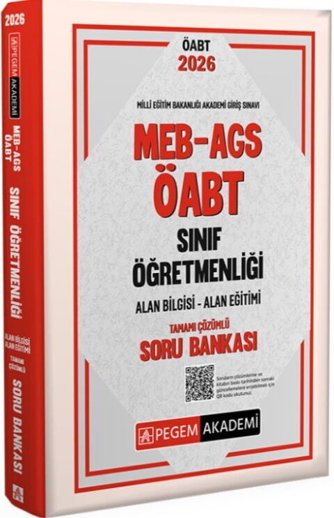 Pegem 2026 ÖABT MEB-AGS Sınıf Öğretmenliği Soru Bankası Çözümlü Pegem Akademi Yayınları