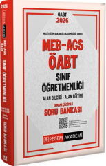 Pegem 2026 ÖABT MEB-AGS Sınıf Öğretmenliği Soru Bankası Çözümlü Pegem Akademi Yayınları