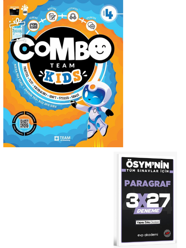 TeamElt 2027 Combo TEAM Kids 4 (+Quizzes)+ EVP Akademi Paragraf