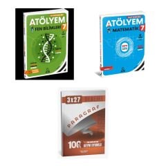 2027 Arı 7 Sınıf Fen Fenito Bilimleri Atölyem GÜNCEL + Matematik Matemito Atölyem-GÜNCEL Soru + Ankapade 3'lü Set