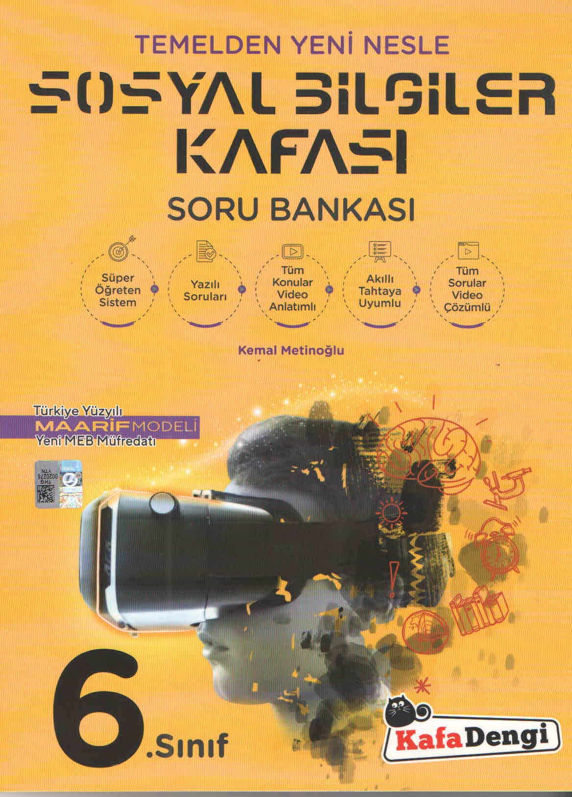 Kafa Dengi Yayınları 6. Sınıf Sosyal Bilgiler Kafası Soru Bankası