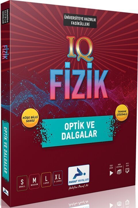 Paraf Yayınları YKS Fizik IQ Optik ve Dalgalar Soru Kütüphanesi
