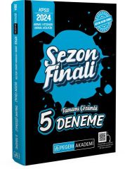 Pegem 2024 KPSS Genel Yetenek Genel Kültür Sezon Finali Tamamı Çözümlü 5 Deneme Pegem Akademi