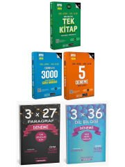 Pegem + Anla Kazan 2026 KPSS GYGK Tek Konu + 3000 Soru + 5 Deneme + Paragraf Dil Bilgisi Deneme 5li