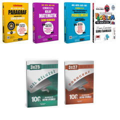 Pegem Ezberbozan Paragraf Soru Bankası & Sözel Sayısal Muhakeme Soru Bankası & Kolay Matematik Soru Bankası & Deneme Seti