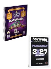 Murat 2027 5.Sınıf Matematik Öğrencim Defteri+ EVP Akademi Paragraf