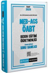 Pegem 2026 ÖABT MEB-AGS Beden Eğitimi Öğretmenliği Soru Bankası Çözümlü Pegem Akademi Yayınları