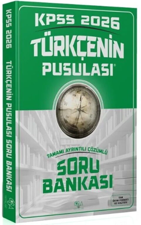 CBA Akademi 2026 KPSS Türkçenin Pusulası Soru Bankası