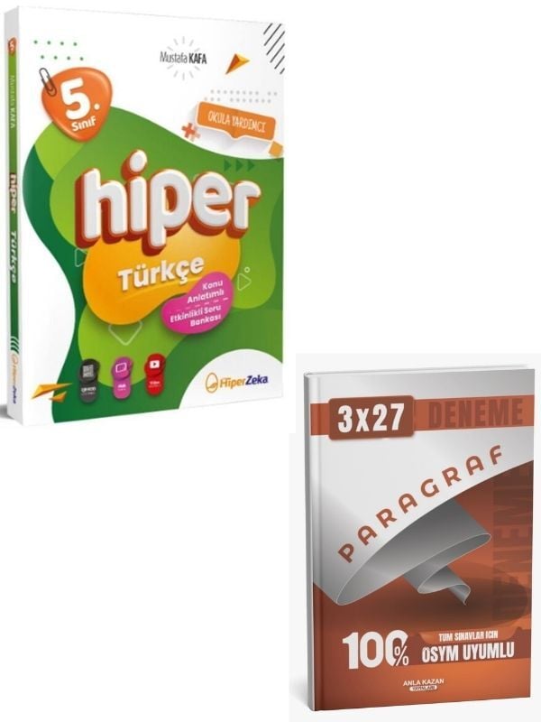 Hiper Zeka 2027 5. Sınıf Hiper Türkçe Konu Anlatımlı Soru Bankası+ Kazandıran Paragraf