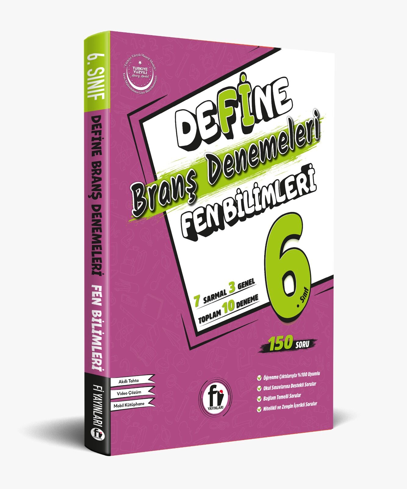 Fi Yayınları Maarif Model 6. Sınıf Define Fen Bilimleri Branş Denemeleri