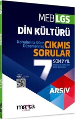 Marka Yayınları LGS Din Kültürü ARŞİV Serisi Konularına Göre Düzenlenmiş Son 7 Yıl Çıkmış Sorular