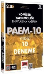 Yargı 2026 Komiser Yardımcılığı PAEM-10 Yıldız 10 Deneme Çözümlü 13. Baskı Yargı Yayınları