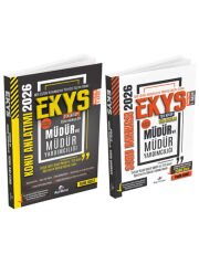 Dizgi Kitap 2026 MEB EKYS Müdür ve Yardımcılığı Konu Anlatımı + Soru Bankası 2 li Set - Fatih Sesli Dizgi Kitap