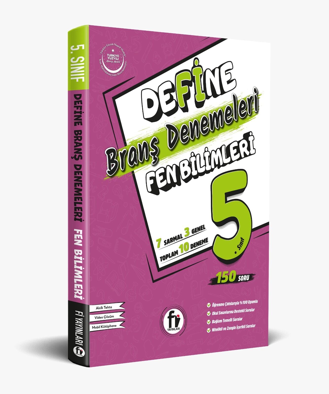 Fi Yayınları 5. Sınıf Define Fen Bilimleri Branş Denemeleri Maarif Model