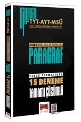 Yargı YKS TYT AYT MSÜ Paragraf Birebir 15 Deneme Çözümlü Yargı Yayınları