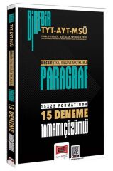 Yargı YKS TYT AYT MSÜ Paragraf Birebir 15 Deneme Çözümlü Yargı Yayınları