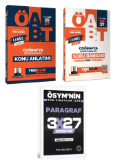 Yediiklim 2027 ÖABT MEB-AGS Coğrafya Öğretmenliği Konu+ Soru+ EVP Akademi Paragraf