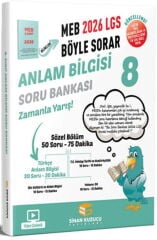 Sinan Kuzucu 2026 8. Sınıf LGS Anlam Bilgisi MEB Böyle Sorar Soru Bankası