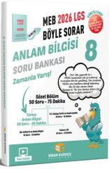 Sinan Kuzucu 2026 8. Sınıf LGS Anlam Bilgisi MEB Böyle Sorar Soru Bankası