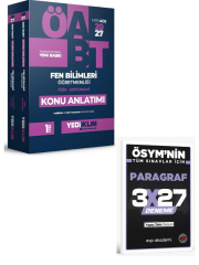 Yediiklim 2027 ÖABT MEB-AGS Fen Bilgisi Öğretmenliği Konu Anlatımı Modüler Set+ EVP Akademi Paragraf