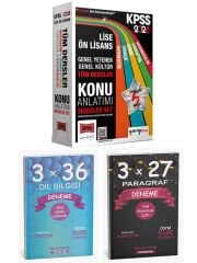 Anla Kazan + Yargı 2026 KPSS Lise Ön Lisans Tüm Dersler Konu + Paragraf Dil Bilgisi Deneme Seti