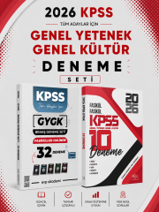 CBA Yayınları 2026 KPSS GKGY 10 Deneme & EVP Akademi KPSS Tüm Dersler 32 Deneme Seti